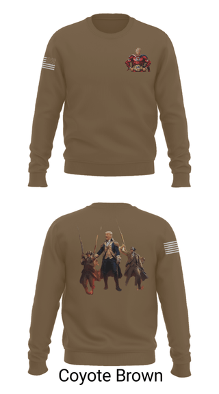 Crew Neck Sweatshirt, , Army, Teamtime, Team time, sublimation, custom sports apparel, team uniforms, spirit wear, spiritwear, sports uniforms, custom shirts, team store, custom team store, fundraiser sports, apparel fundraiser
