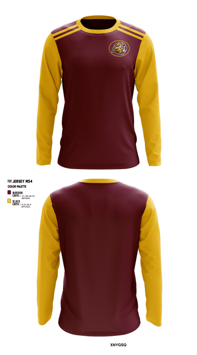 Liberty High School Soccer 94528181 Long Sleeve Performance Shirt - 1