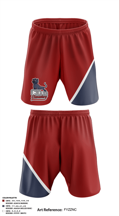 Bruce K Craig Elementary School 29539903 Athletic Shorts With Pockets - 1