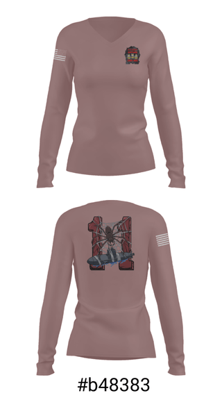 Women's Long Sleeve Vneck Shirt, , Navy, Teamtime, Team time, sublimation, custom sports apparel, team uniforms, spirit wear, spiritwear, sports uniforms, custom shirts, team store, custom team store, fundraiser sports, apparel fundraiser