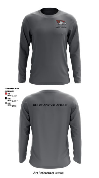 Long Sleeve Performance Shirt, Allentown High School Cross Country, Cross Country, Teamtime, Team time, sublimation, custom sports apparel, team uniforms, spirit wear, spiritwear, sports uniforms, custom shirts, team store, custom team store, fundraiser sports, apparel fundraiser