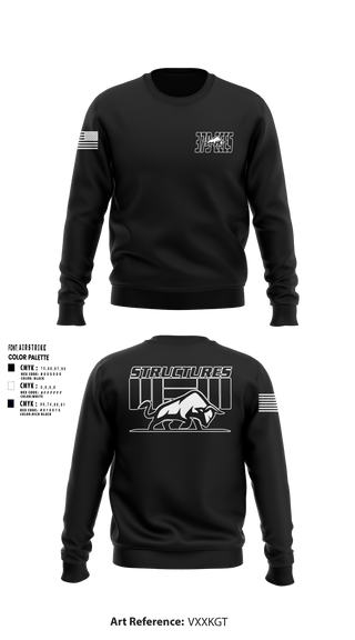 Crew Neck Sweatshirt, 379 ECES/CEOHS, Air Force, Teamtime, Team time, sublimation, custom sports apparel, team uniforms, spirit wear, spiritwear, sports uniforms, custom shirts, team store, custom team store, fundraiser sports, apparel fundraiser