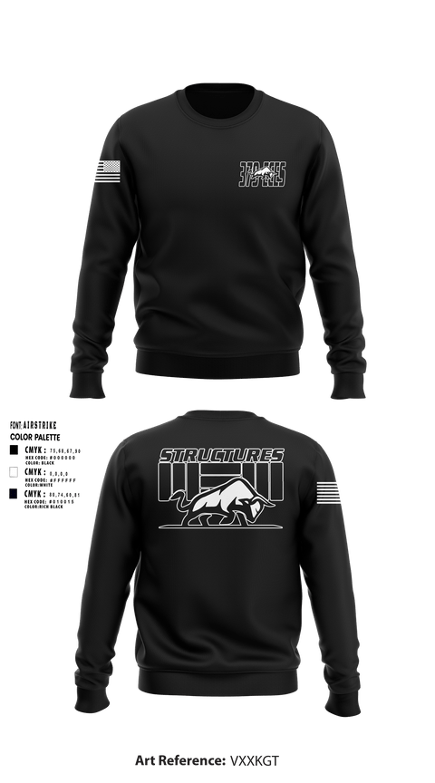 Crew Neck Sweatshirt, 379 ECES/CEOHS, Air Force, Teamtime, Team time, sublimation, custom sports apparel, team uniforms, spirit wear, spiritwear, sports uniforms, custom shirts, team store, custom team store, fundraiser sports, apparel fundraiser