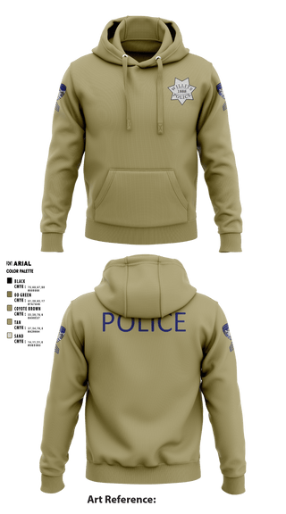 Hoodie, Willits Little Lake JRTF, Police, Teamtime, Team time, sublimation, custom sports apparel, team uniforms, spirit wear, spiritwear, sports uniforms, custom shirts, team store, custom team store, fundraiser sports, apparel fundraiser