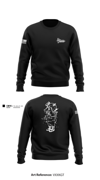 Crew Neck Sweatshirt, 203Rd, National Guard, Teamtime, Team time, sublimation, custom sports apparel, team uniforms, spirit wear, spiritwear, sports uniforms, custom shirts, team store, custom team store, fundraiser sports, apparel fundraiser