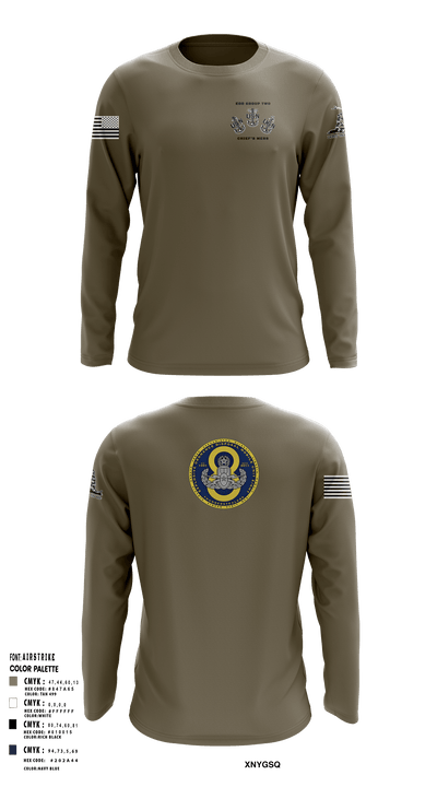 EOD GROUP TWO CHIEF’S MESS 26436916 Long Sleeve Performance Shirt - 8
