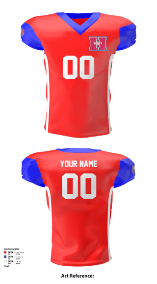 Custom high 2024 school football jerseys