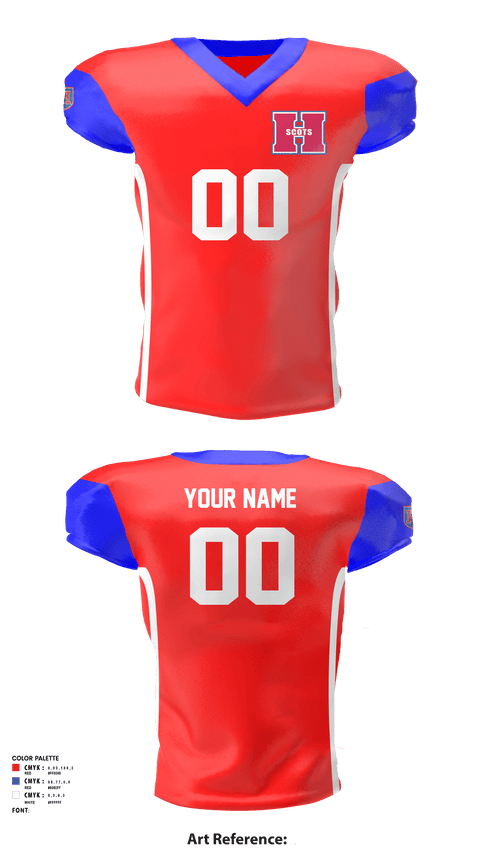 Football Jersey, Highlands High School Football, Football, Teamtime, Team time, sublimation, custom sports apparel, team uniforms, spirit wear, spiritwear, sports uniforms, custom shirts, team store, custom team store, fundraiser sports, apparel fundraiser