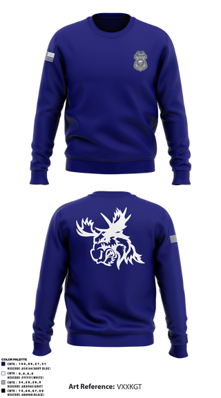 Crew Neck Sweatshirt, , Police, Teamtime, Team time, sublimation, custom sports apparel, team uniforms, spirit wear, spiritwear, sports uniforms, custom shirts, team store, custom team store, fundraiser sports, apparel fundraiser