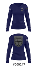 BCGS TRIDENT 3686693 Women's Long Sleeve V-neck Shirt - 43