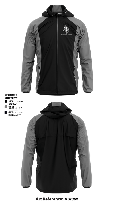 Blacklick Valley Senior High School 49509714 Windbreaker - 36
