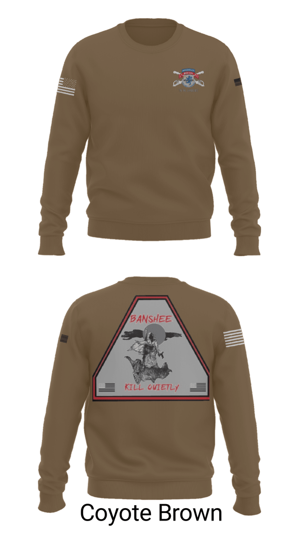 Crew Neck Sweatshirt, , Army, Teamtime, Team time, sublimation, custom sports apparel, team uniforms, spirit wear, spiritwear, sports uniforms, custom shirts, team store, custom team store, fundraiser sports, apparel fundraiser
