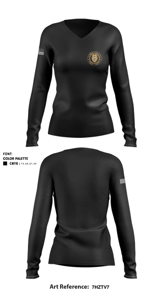 Women's Long Sleeve Vneck Shirt, , Police, Teamtime, Team time, sublimation, custom sports apparel, team uniforms, spirit wear, spiritwear, sports uniforms, custom shirts, team store, custom team store, fundraiser sports, apparel fundraiser