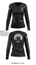 Air Control Company 87821543 Women's Long Sleeve V-neck Shirt - 2