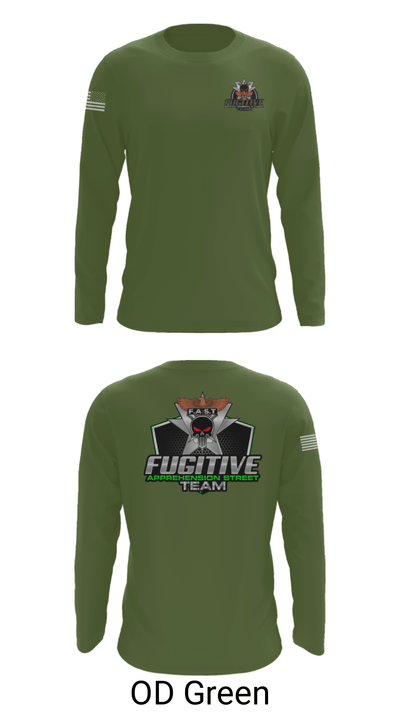 Fugitive apprehension street team 48139559 Long Sleeve Performance Shirt - 27