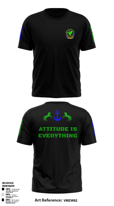 Green Run High School NJROTC 48143942 Short Sleeve Performance Shirt - 73