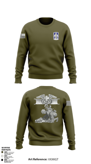 Crew Neck Sweatshirt, , National Guard, Teamtime, Team time, sublimation, custom sports apparel, team uniforms, spirit wear, spiritwear, sports uniforms, custom shirts, team store, custom team store, fundraiser sports, apparel fundraiser