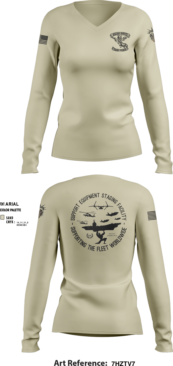 Women's Long Sleeve Vneck Shirt, , Navy, Teamtime, Team time, sublimation, custom sports apparel, team uniforms, spirit wear, spiritwear, sports uniforms, custom shirts, team store, custom team store, fundraiser sports, apparel fundraiser