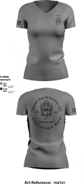Thunder Paw K9 Services, LLC 19806719 Women's Short Sleeve V-neck Shirt - 1