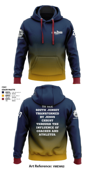 Hoodie, FCA ( Fellowship of Christian Athletes ) South Jersey, Spirit Store, Teamtime, Team time, sublimation, custom sports apparel, team uniforms, spirit wear, spiritwear, sports uniforms, custom shirts, team store, custom team store, fundraiser sports, apparel fundraiser