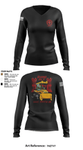 HHC 1-114 Infantry Brigade 59777131 Women's Long Sleeve V-neck Shirt - 6