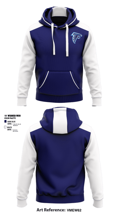 Bertie High School Cheer 80962560 Hoodie - 1