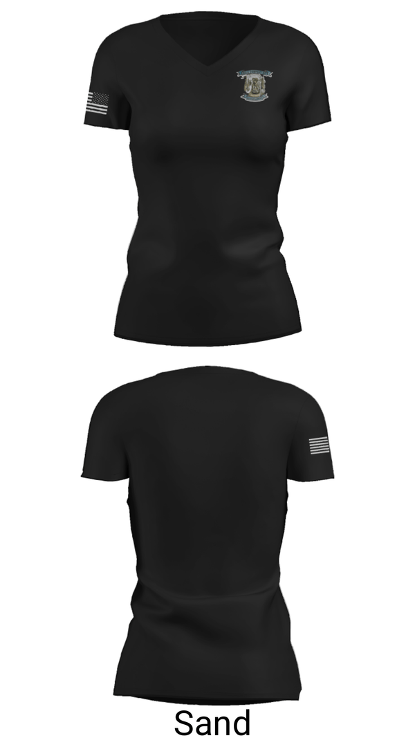 Women's Short Sleeve Vneck Shirt, , Marines, Teamtime, Team time, sublimation, custom sports apparel, team uniforms, spirit wear, spiritwear, sports uniforms, custom shirts, team store, custom team store, fundraiser sports, apparel fundraiser