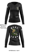 Boxer Medical 60934539 Women's Long Sleeve V-neck Shirt - 1