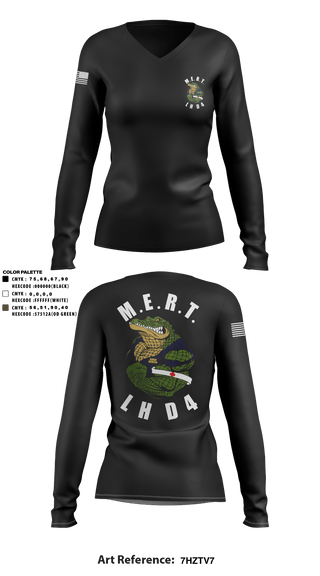 Women's Long Sleeve Vneck Shirt, , Navy, Teamtime, Team time, sublimation, custom sports apparel, team uniforms, spirit wear, spiritwear, sports uniforms, custom shirts, team store, custom team store, fundraiser sports, apparel fundraiser