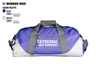 Duffle Bag, Cathedral Prep Seminary, Spirit Store, Teamtime, Team time, sublimation, custom sports apparel, team uniforms, spirit wear, spiritwear, sports uniforms, custom shirts, team store, custom team store, fundraiser sports, apparel fundraiser