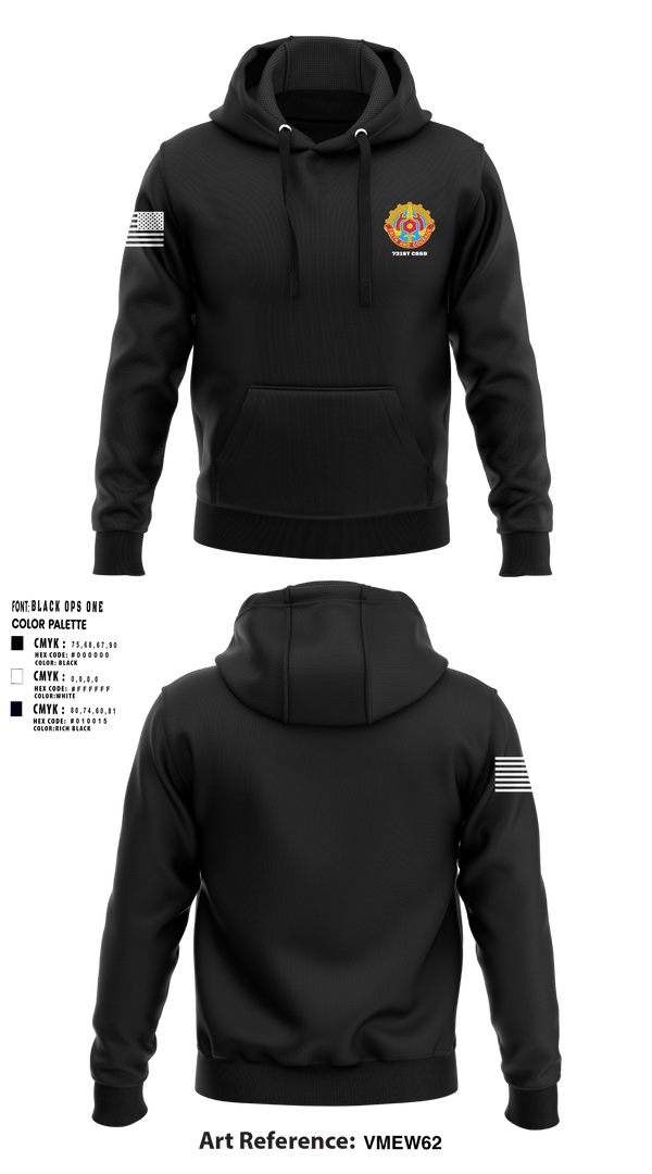 Hoodie, 731st CSSB, National Guard, Teamtime, Team time, sublimation, custom sports apparel, team uniforms, spirit wear, spiritwear, sports uniforms, custom shirts, team store, custom team store, fundraiser sports, apparel fundraiser