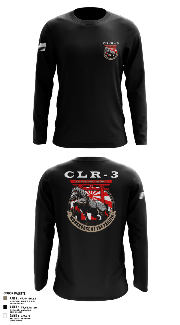 Long Sleeve Performance Shirt, CLR-3, Marines, Teamtime, Team time, sublimation, custom sports apparel, team uniforms, spirit wear, spiritwear, sports uniforms, custom shirts, team store, custom team store, fundraiser sports, apparel fundraiser