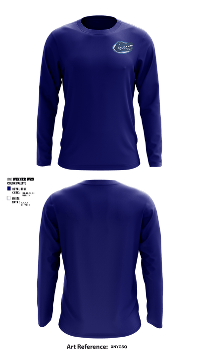 Gateway Regional High School Cheer 43593489 Long Sleeve Performance Shirt - 2