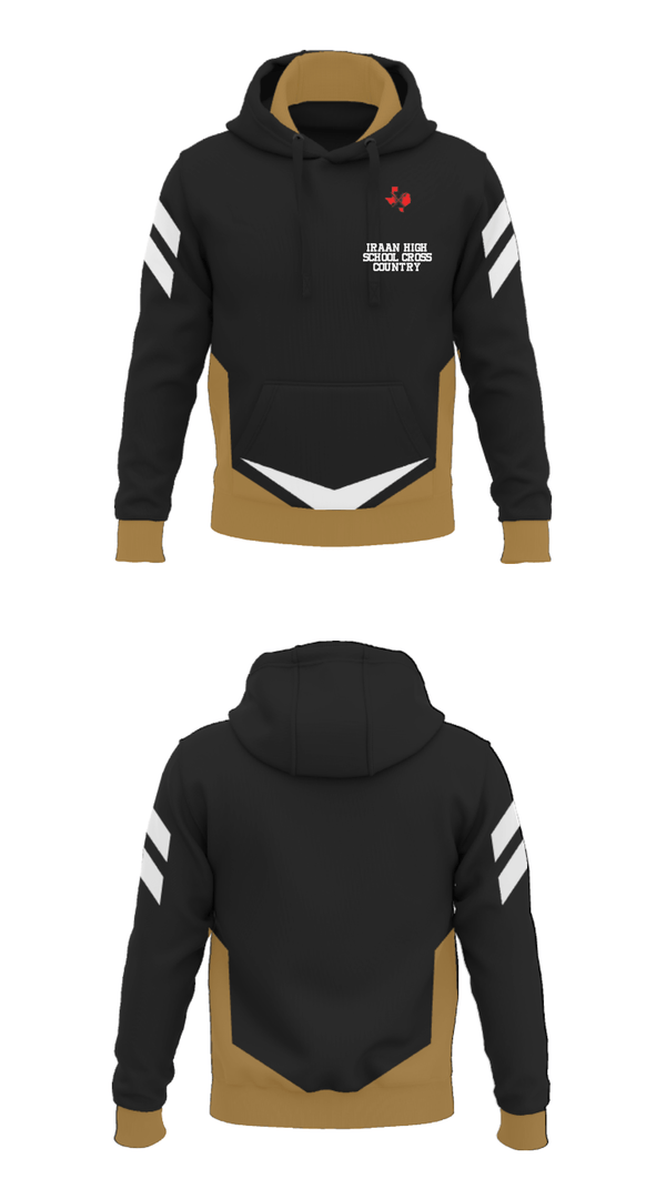 Hoodie, Iraan High School Cross Country, Cross Country, Teamtime, Team time, sublimation, custom sports apparel, team uniforms, spirit wear, spiritwear, sports uniforms, custom shirts, team store, custom team store, fundraiser sports, apparel fundraiser