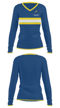 Pinole Valley High School Soccer 69380357 Women's Long Sleeve V-neck Shirt - 19