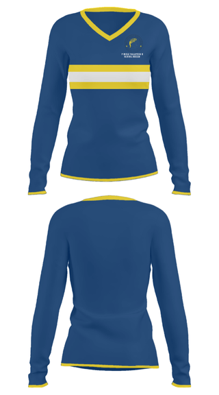 Women's Long Sleeve Vneck Shirt, Pinole Valley High School Soccer, Women's Soccer, Teamtime, Team time, sublimation, custom sports apparel, team uniforms, spirit wear, spiritwear, sports uniforms, custom shirts, team store, custom team store, fundraiser sports, apparel fundraiser