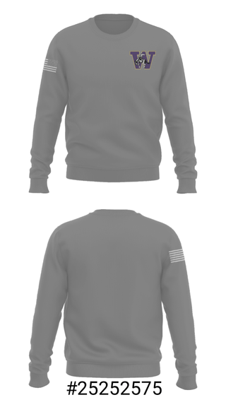 Crew Neck Sweatshirt, Wickenburg High School Soccer, Men's Soccer, Teamtime, Team time, sublimation, custom sports apparel, team uniforms, spirit wear, spiritwear, sports uniforms, custom shirts, team store, custom team store, fundraiser sports, apparel fundraiser