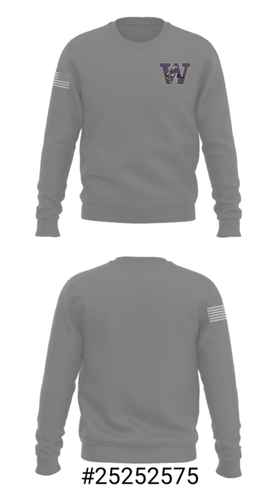 Wickenburg High School Soccer 71346455 Crew Neck Sweatshirt - 12