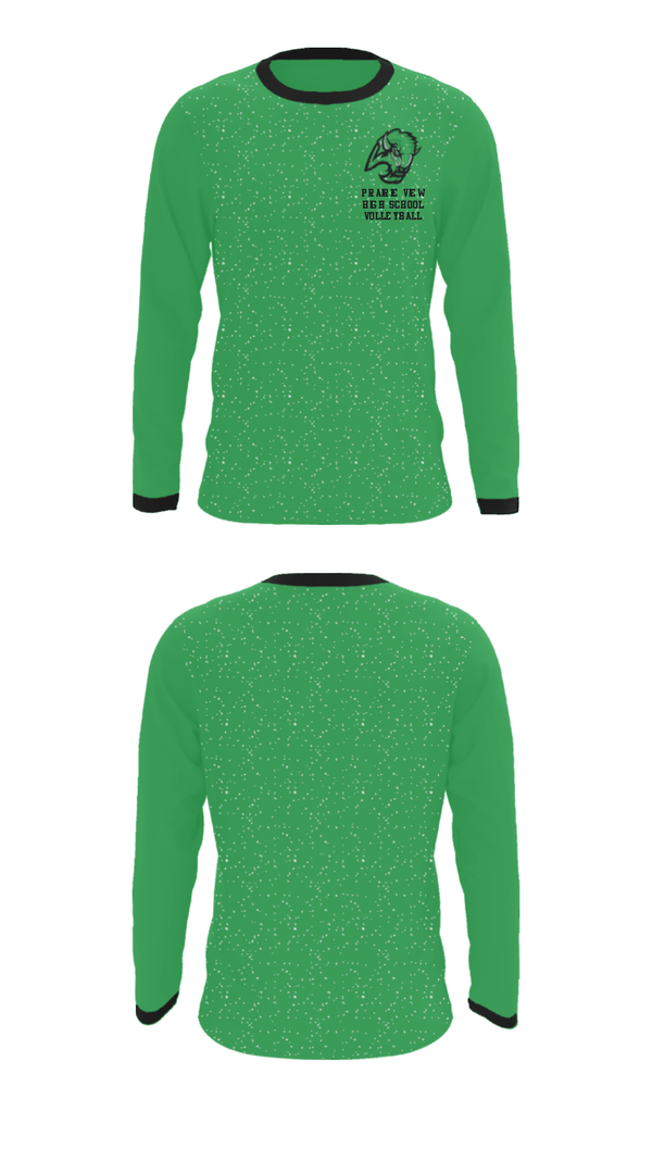 Long Sleeve Performance Shirt, Prairie View High School Volleyball, Women's Volleyball, Teamtime, Team time, sublimation, custom sports apparel, team uniforms, spirit wear, spiritwear, sports uniforms, custom shirts, team store, custom team store, fundraiser sports, apparel fundraiser