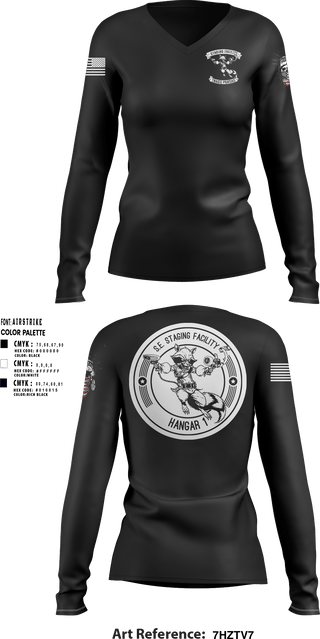 Women's Long Sleeve Vneck Shirt, , Navy, Teamtime, Team time, sublimation, custom sports apparel, team uniforms, spirit wear, spiritwear, sports uniforms, custom shirts, team store, custom team store, fundraiser sports, apparel fundraiser