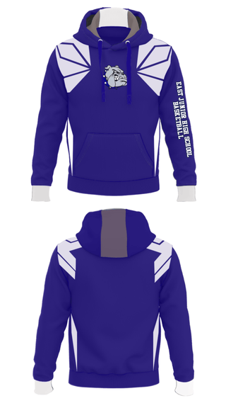 Hoodie, East Junior High School Basketball, Men's Basketball, Teamtime, Team time, sublimation, custom sports apparel, team uniforms, spirit wear, spiritwear, sports uniforms, custom shirts, team store, custom team store, fundraiser sports, apparel fundraiser