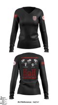 411th Engineer Battalion 54213256 Women's Long Sleeve V-neck Shirt - 15