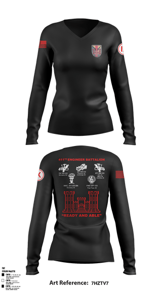 Women's Long Sleeve Vneck Shirt, , Army, Teamtime, Team time, sublimation, custom sports apparel, team uniforms, spirit wear, spiritwear, sports uniforms, custom shirts, team store, custom team store, fundraiser sports, apparel fundraiser