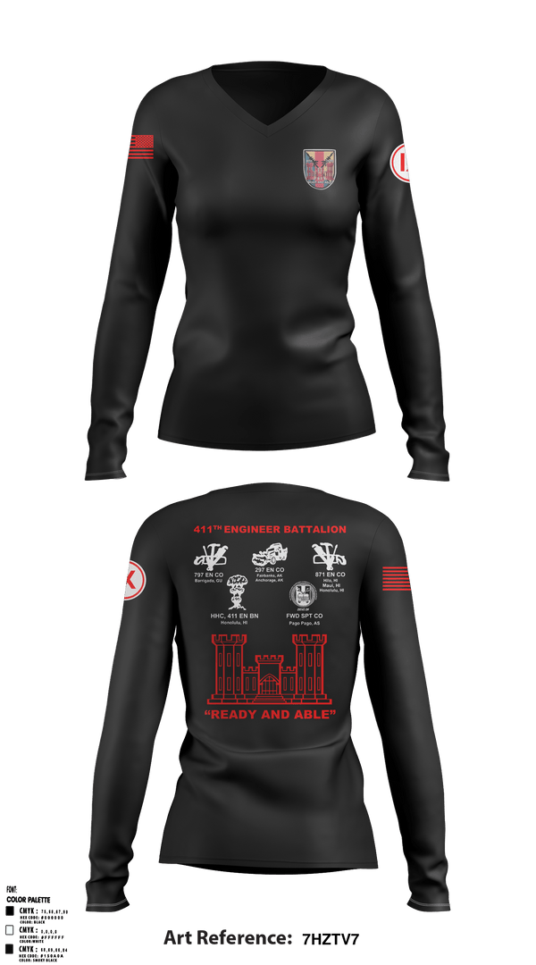 Women's Long Sleeve Vneck Shirt, , Army, Teamtime, Team time, sublimation, custom sports apparel, team uniforms, spirit wear, spiritwear, sports uniforms, custom shirts, team store, custom team store, fundraiser sports, apparel fundraiser