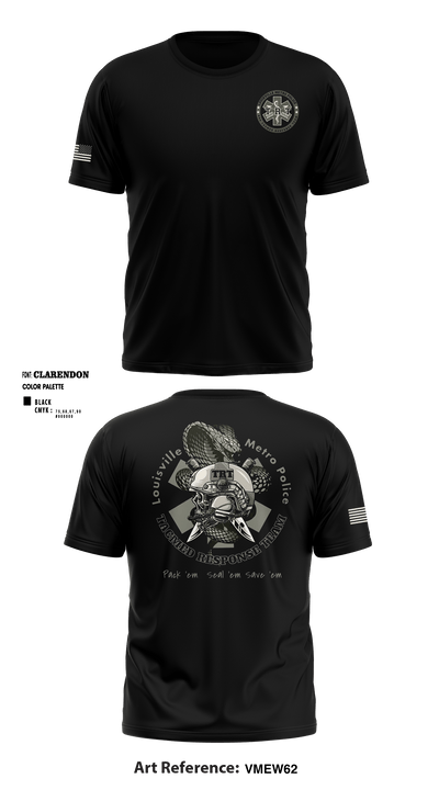 LMPD HSO TACMED 84748775 Short Sleeve Performance Shirt - 10