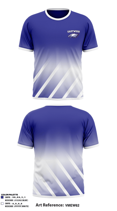 Eastwood High School Soccer 39662382 Short Sleeve Performance Shirt - 1