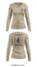 V1/1 23142041 Women's Long Sleeve V-neck Shirt - 77