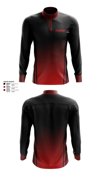Tigers 32049226 Quarter Zip Jacket - 1