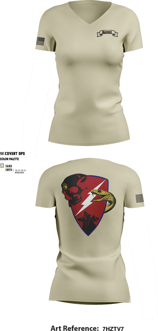 Women's Short Sleeve Vneck Shirt, , Army, Teamtime, Team time, sublimation, custom sports apparel, team uniforms, spirit wear, spiritwear, sports uniforms, custom shirts, team store, custom team store, fundraiser sports, apparel fundraiser