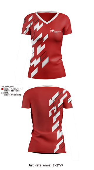 Women's Short Sleeve Vneck Shirt, Athletics Ontario, Spirit Store, Teamtime, Team time, sublimation, custom sports apparel, team uniforms, spirit wear, spiritwear, sports uniforms, custom shirts, team store, custom team store, fundraiser sports, apparel fundraiser